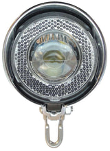 Busch Muller frontlys Busch und Müller Lumotec n Retro 25 Lux rustfritt stål