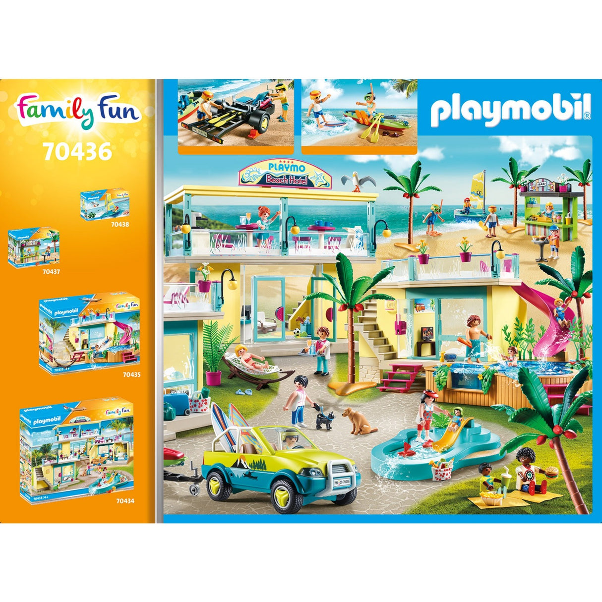 Playmobil 70436 strandbil med kanoer
