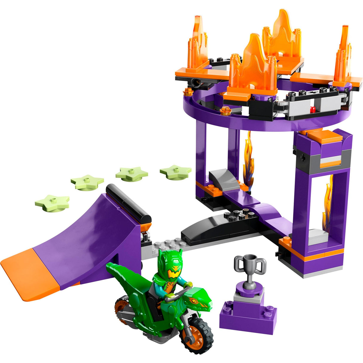 Lego City Dunk Challenge se stavební hračkou Stunt Track (60359)