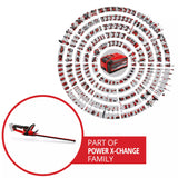 Einhell professional accu heggenschaar gp-ch 18 50 li bl-solo (rood zwart, accu en oplader niet inbegrepen)
