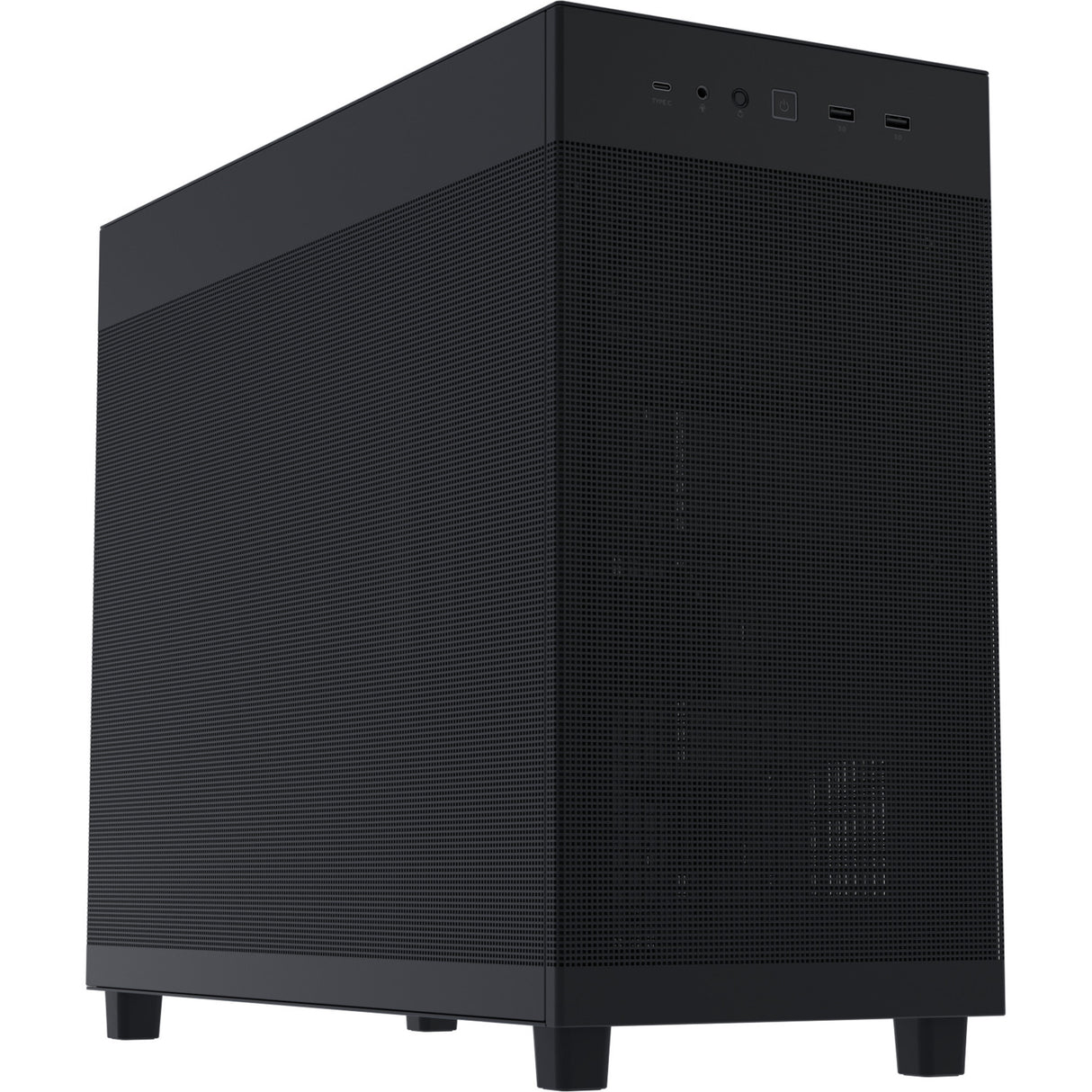 Asus Prime AP201 - Mesh Panel Micro-ATX Case (Black | 2x USB-A | 1x USB-C)