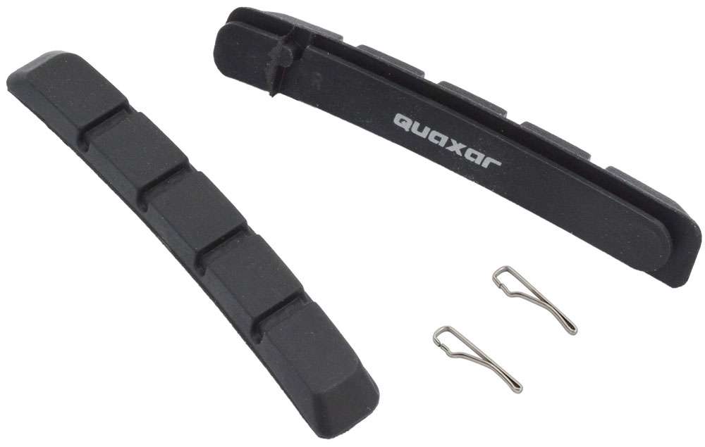 Quaxar 72mm cartridge replacement brake pads for shimano black