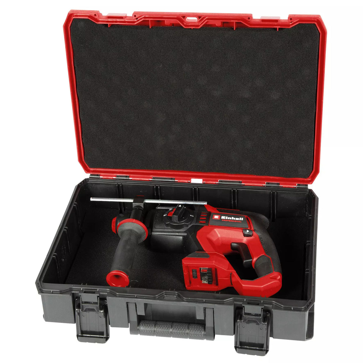 Einhell tp-hd 18 22 d li bl - sólo profesionálna akumulátorová príklepová vŕtačka (červená čierna, batéria a nabíjačka nie sú súčasťou balenia, vrátane úložného puzdra e-case s-f)