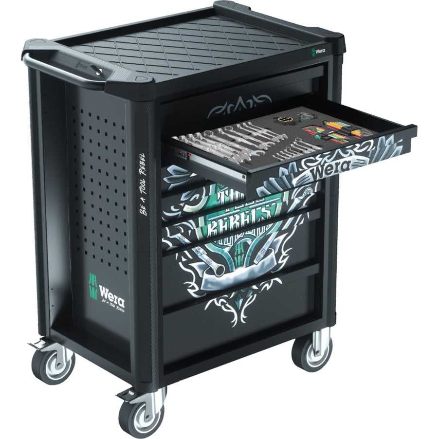 Wera 9700 tool rebel workshop trolley 1, 94-piece - 05150130001