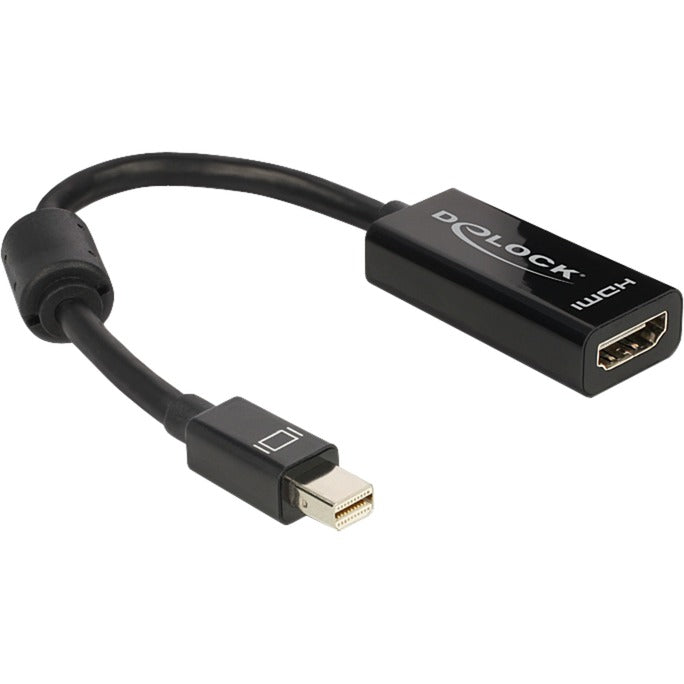 Delock Mini DisplayPort 1.1 > HDMI Adapter (black, 12.7 centimeters)