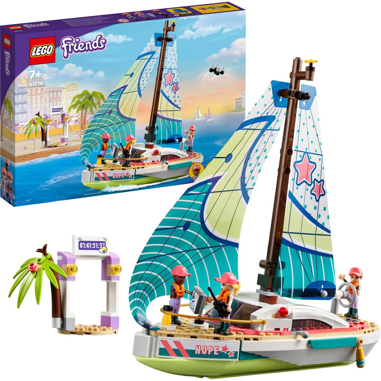 Lego Friends - Stephanie's Sailing Adventure Building Toy (41716)