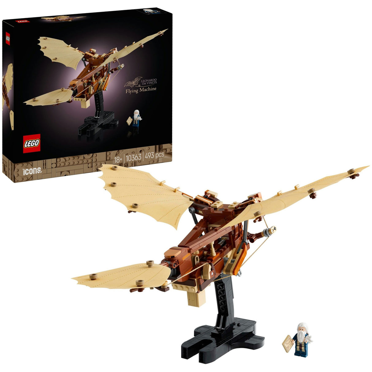 Icônes Lego 10363 La machine volante de Léonard de Vinci