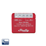 Shelly wave 1pm mini lr (eu) relais (rood, z-wave)
