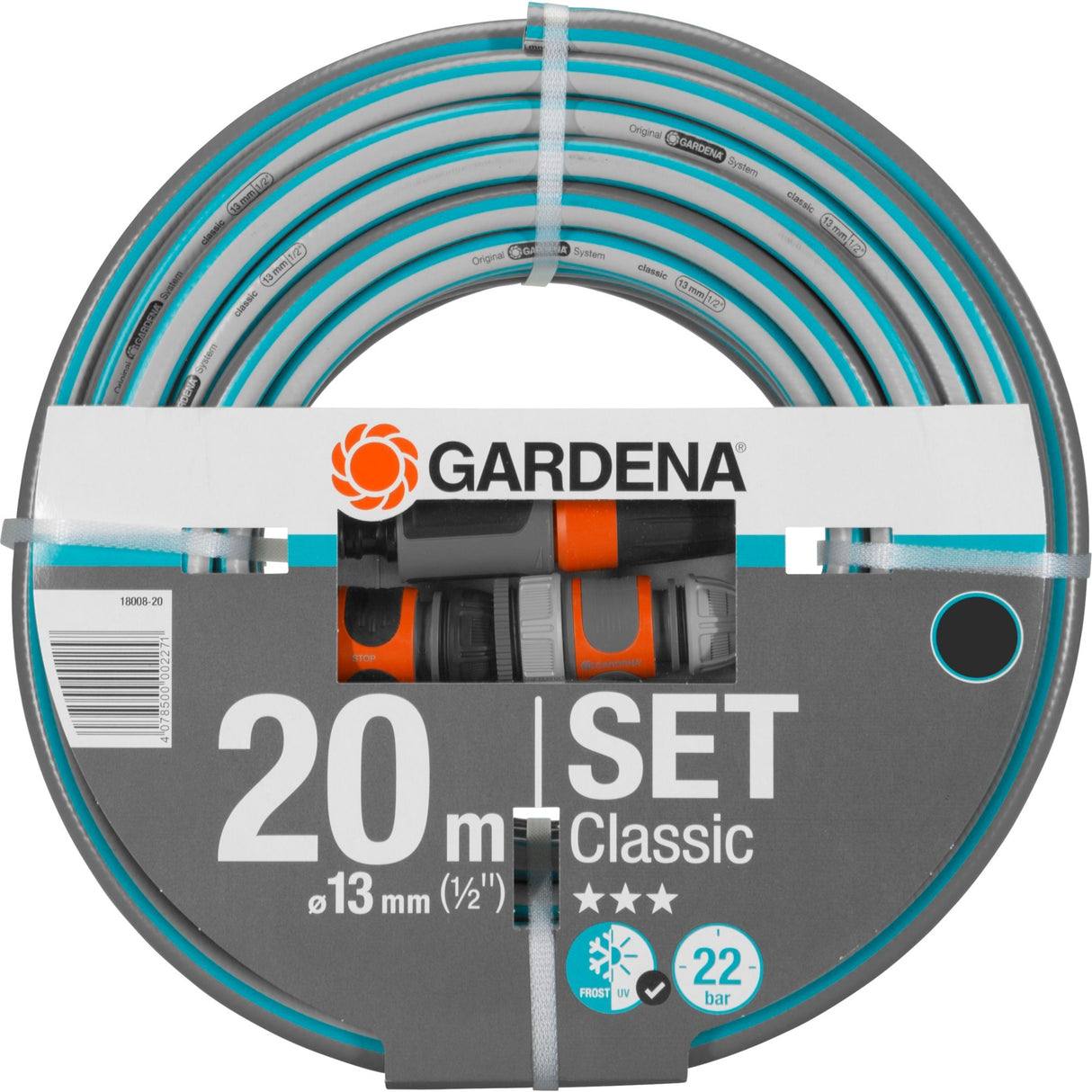 GARARA HOSE 13 MM (1 2), mat Accessoiren