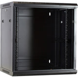 Dsi 12U Wall Mount Cabinet with Glass Door - ds6412 Server Rack (Black, 600 x 450 x 635mm)