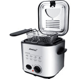 Steba DF95F - mini deep fryer fondue (stainless steel black, 1.25 litre)