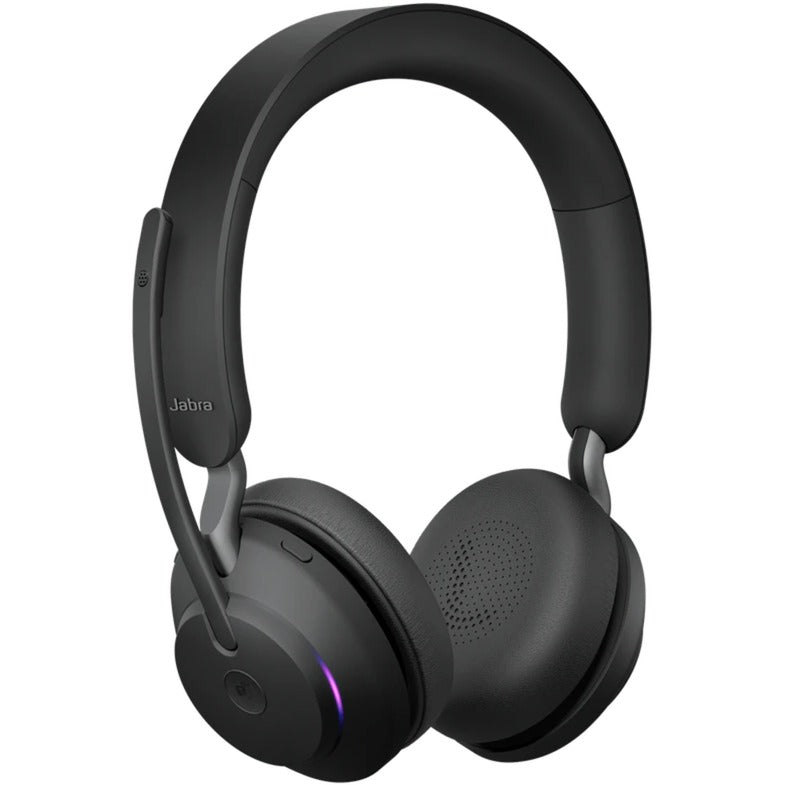 Jabra Evolve2 65, MS Stereo On-Ear Headset (Black, Microsoft Teams, Bluetooth)