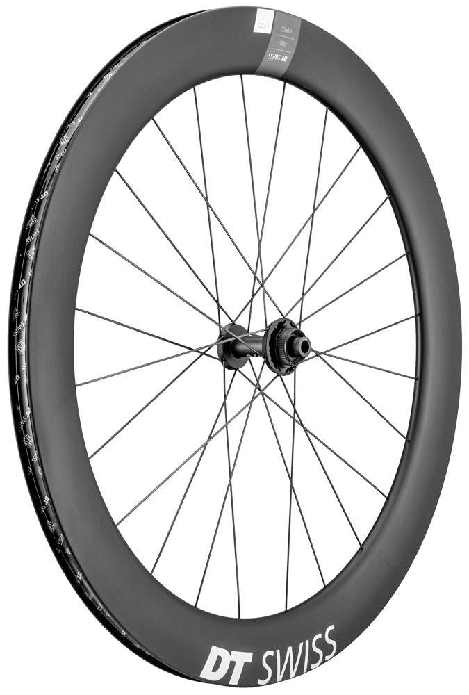 Dt swiss arc 1400 dicut® carbon 62 disc cl front wheel