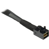 Inter-tech sff-8654 4i - sff 8643 kabelis (juodas)