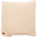 Cozy una knitted 45 x 45 cm wireless heated cushion (light beige, 5000 mAh power bank)