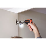 Black+Decker 3.6V Lithium-Ion Rapid Driver Cordless Screwdriver Drill (Orange Black)