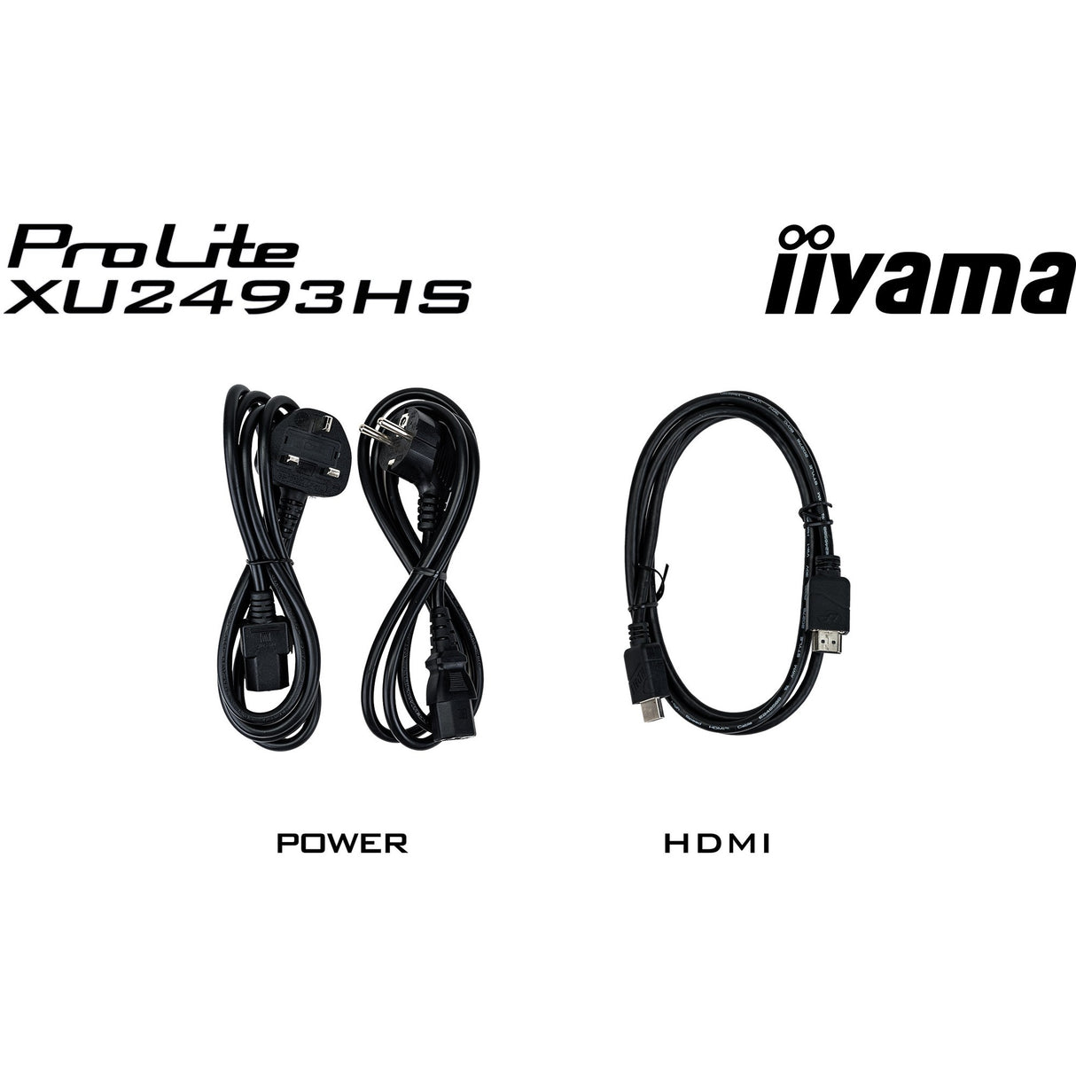 Iiyama prolite xu2493hs-b6 23.8 monitor (black, hdmi, displayport)
