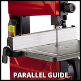 Einhell bandsåg tc-sb 200 1 bandsåg (röd svart)