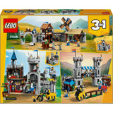 Lego creator 31168 middelalderborg med riddere til hest