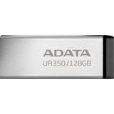Adata UR350 128 GB USB flash drive (nickel black, USB-A 3.2 Gen 1 (5 Gbit/s))