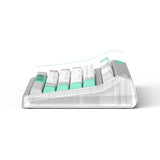 Iqunix OG80 Wormhole Wireless Mechanical Keyboard, Gaming Keyboard (Gray Green, US Layout, Cherry MX Brown, RGB LEDs, 80% (TKL), Hot-Swappable, PBT, 2.4GHz | Bluetooth 5.1 | USB-C)