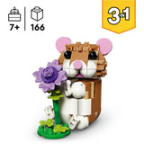 Lego creator 31376 søt hamster med blomst