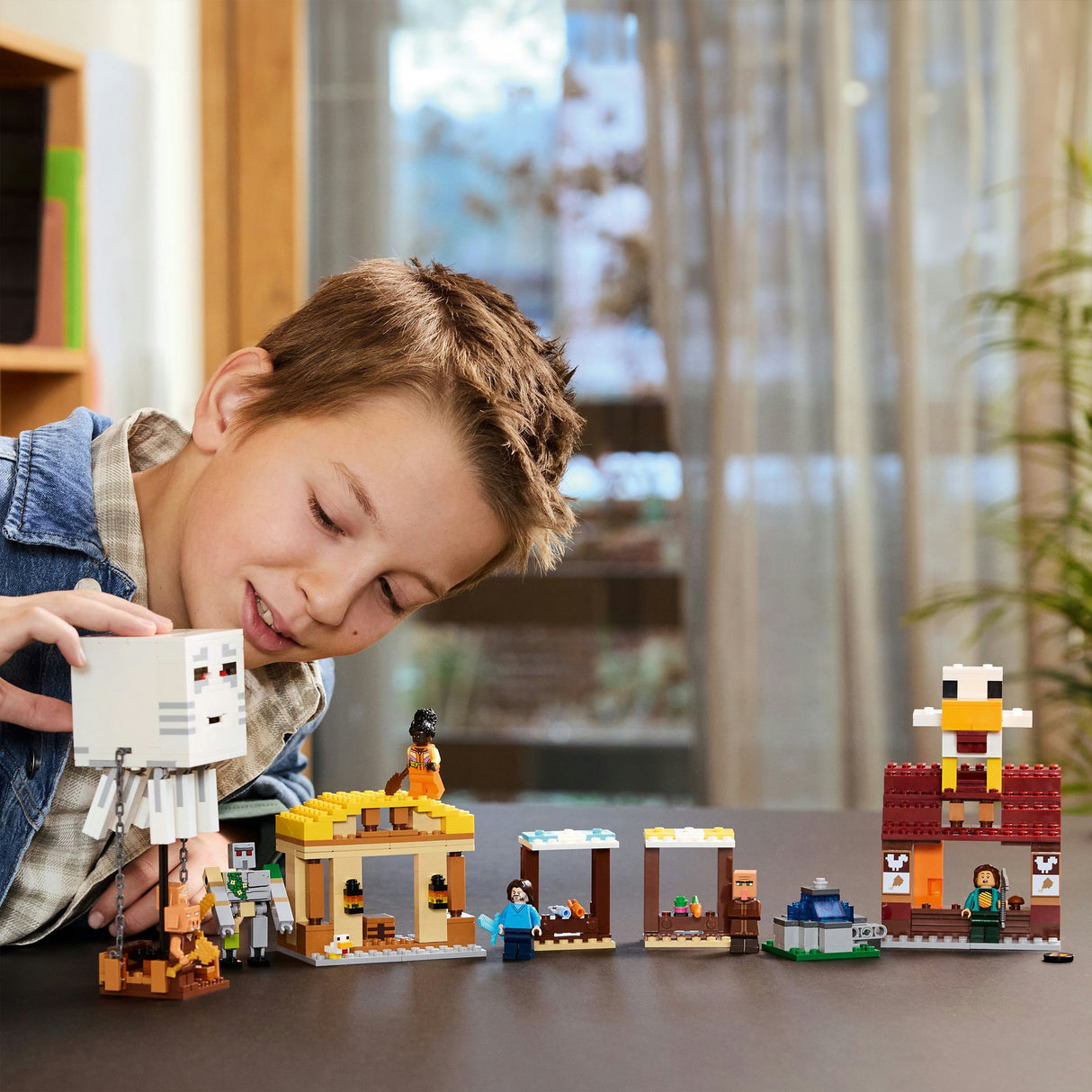 Lego Minecraft 21273 Atak balonem widma na wioskę