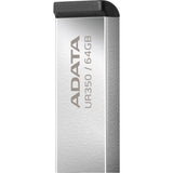 Adata UR350 64GB USB Stick (Nickel Black, USB-A 3.2 Gen 1 (5 Gbit/s))