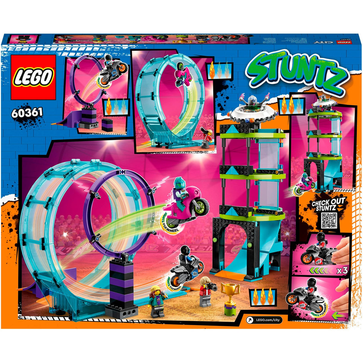 Lego City - Giocattolo da costruzione sfida acrobatica definitiva (60361)