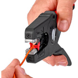 Knipex Automatic Wire Stripper | length 195 mm | 0.08-16 (AWG 28-5) mm² | 1 piece - 12 52 195 - 12 52 195