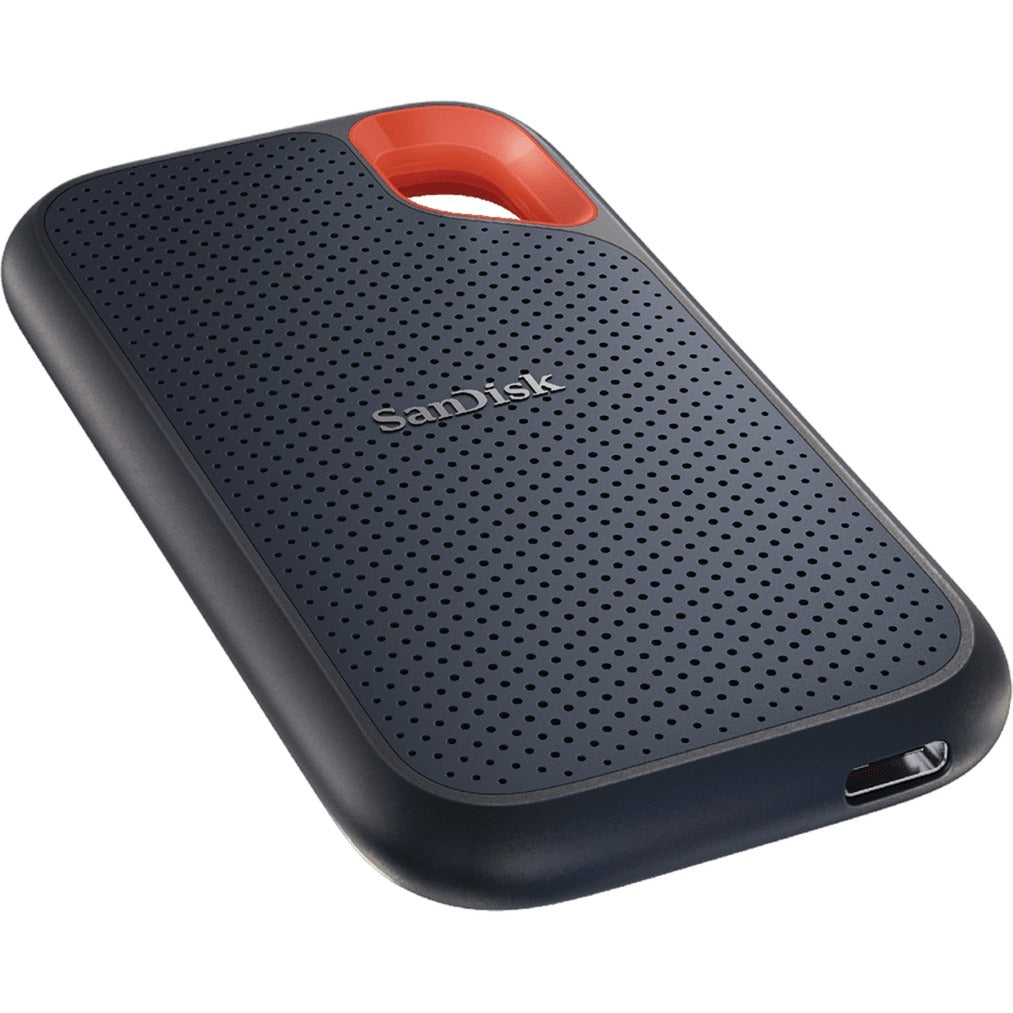 Sandisk Extreme Portable v2, 2 TB External SSD (Black Orange, SDSSDE61-2T00-G25, USB-C)
