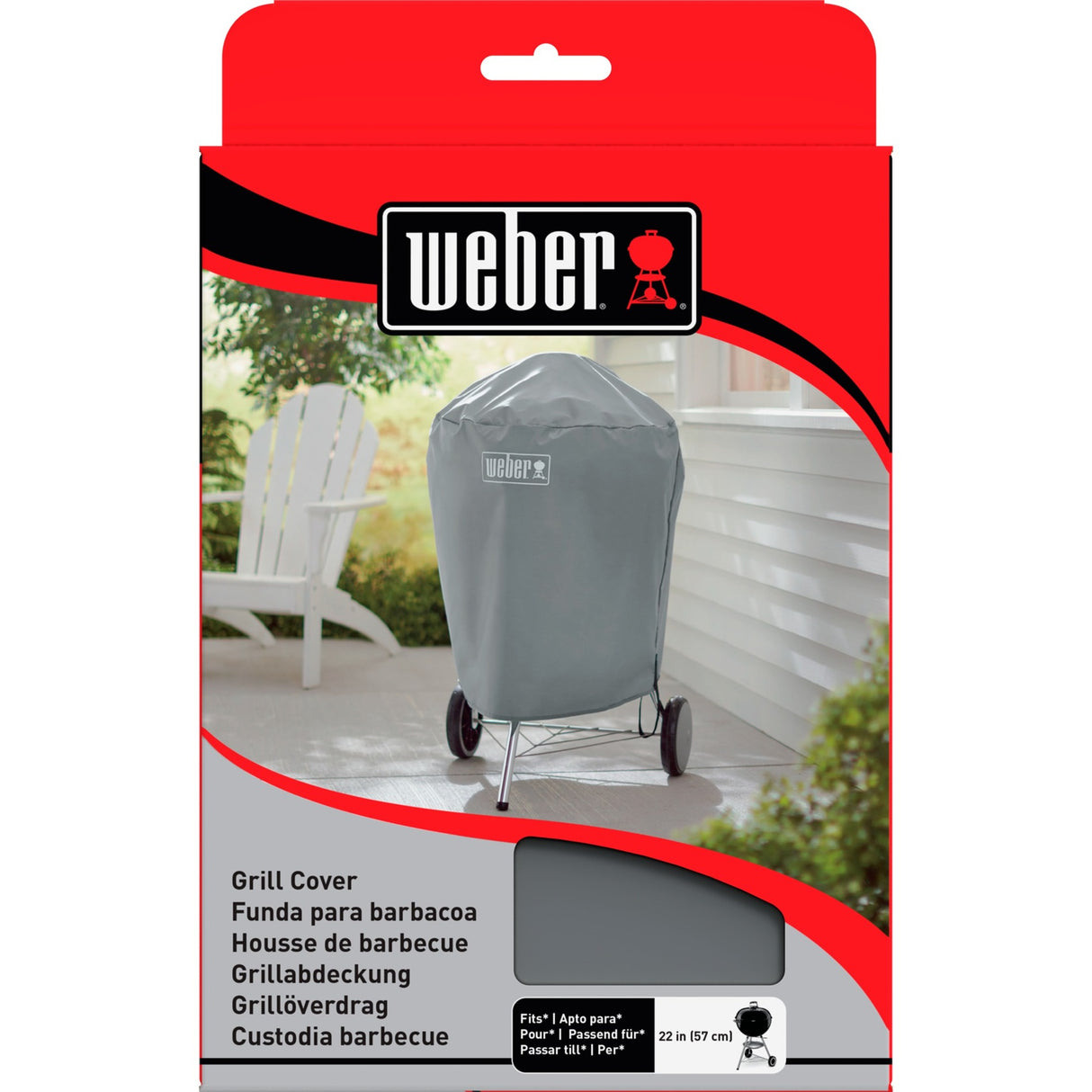 Clúdach Barbecue Weber Barbeques gualaigh de 57 cm