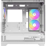 Antec cx500m argb mini tårnhus (hvit | 2x USB-A | 1x USB-C | herdet glass)