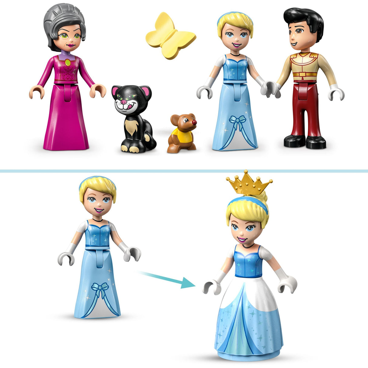 LEGO LEGO PRINCESS 43206 Hrad Popelky a princ