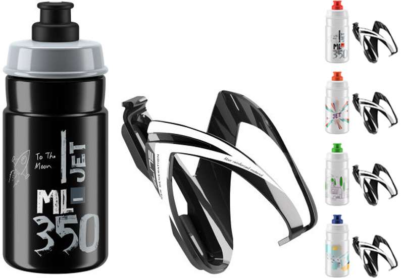 Elite kid's kit jet ceo drinking bottle 350ml + holder