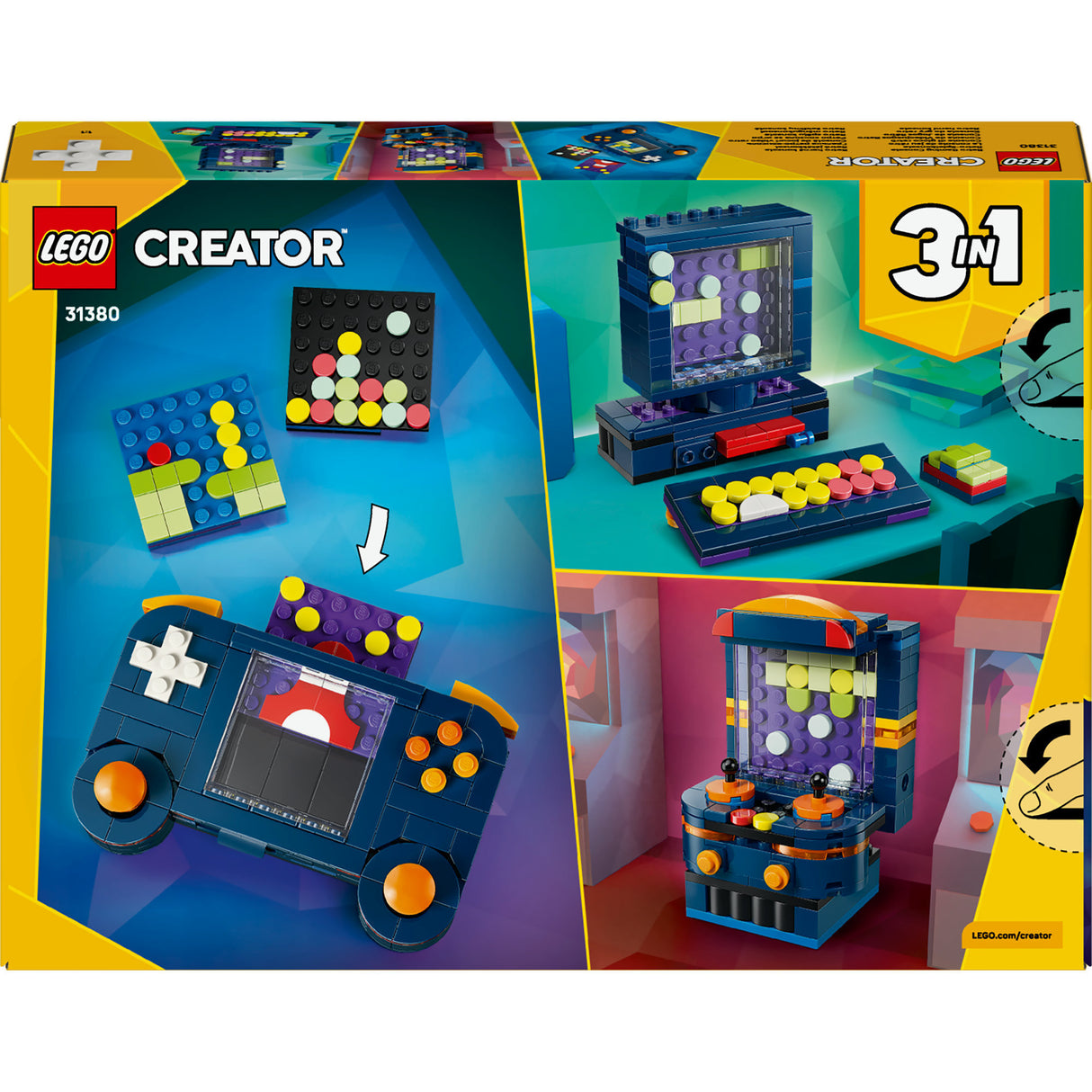 Lego retro spelcomputer constructiespeelgoed (31380)