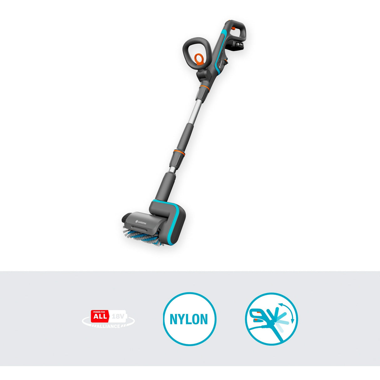 Gardena Battery Multi-Chaeter Aquabrush Patio 03V P4A sada