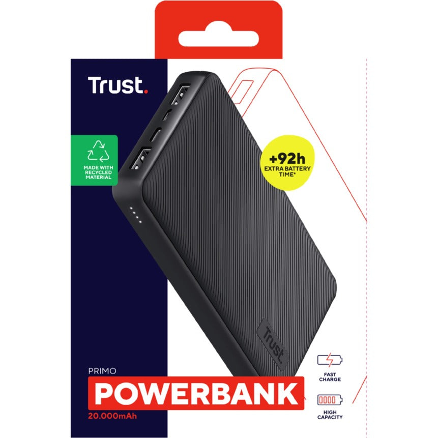 Pasitikėkite PRIMO 20 000 mAh ECO maitinimo bloku