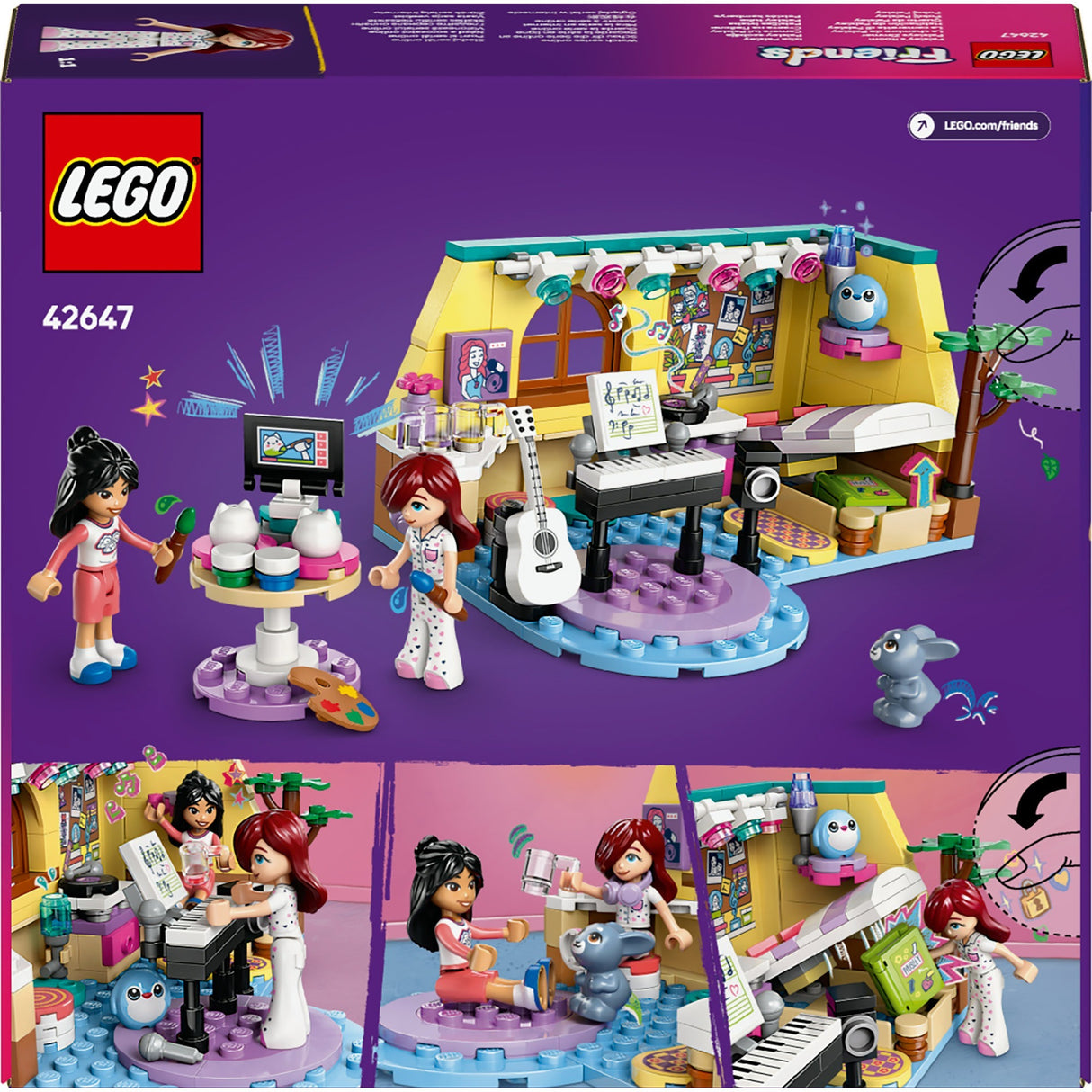 Lego Friends 42647 La stanza di Paisley