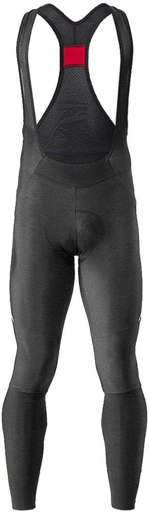 Castelli velocissimo 5 - bib tights with pad black silver reflex