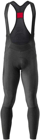 Castelli velocissimo 5 - bib tights with pad black silver reflex