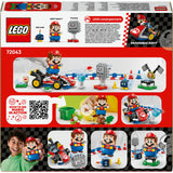 Lego super mario 72043 mario a standardní motokára