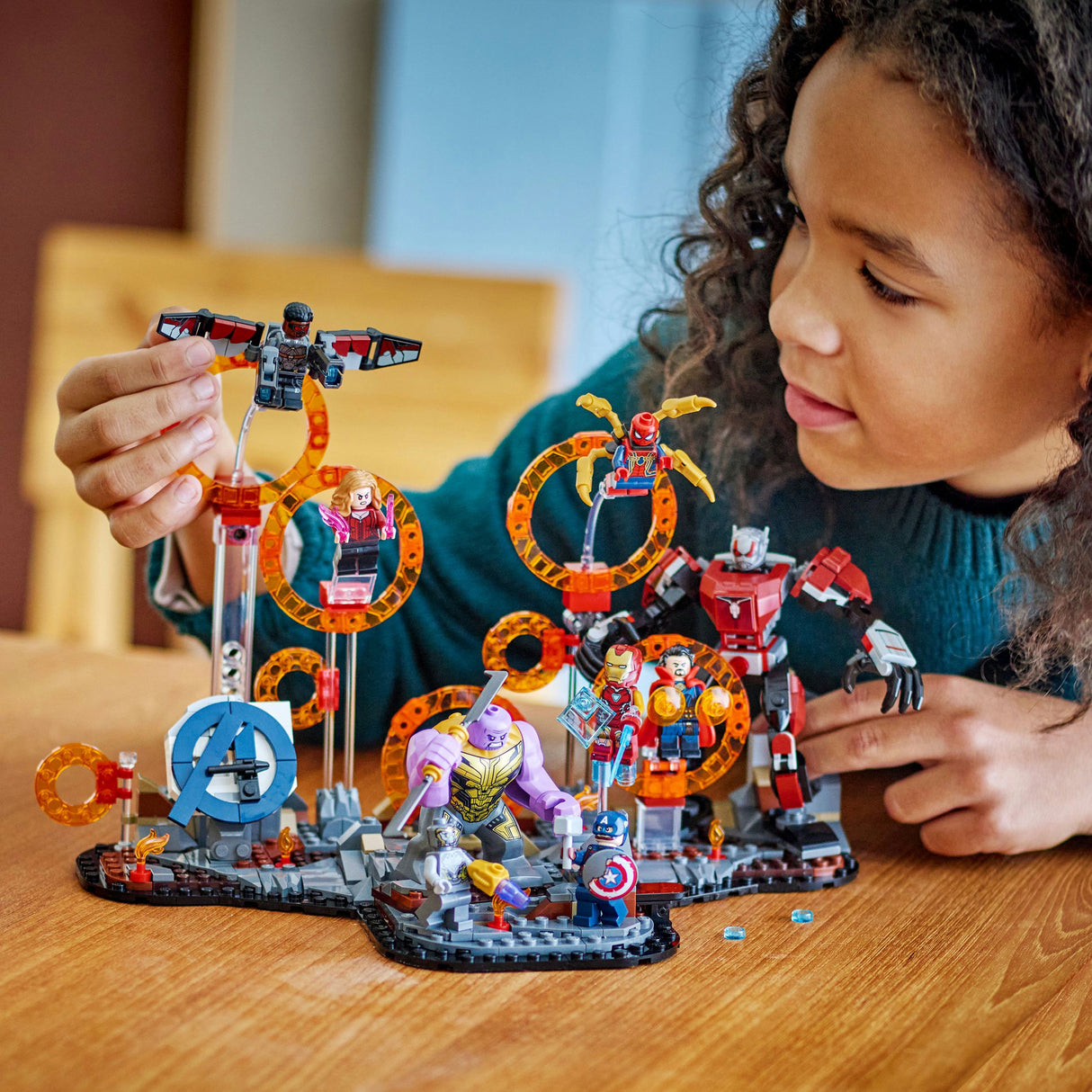 „Lego Marvel 76323 Avengers“ galutinio žaidimo mūšis