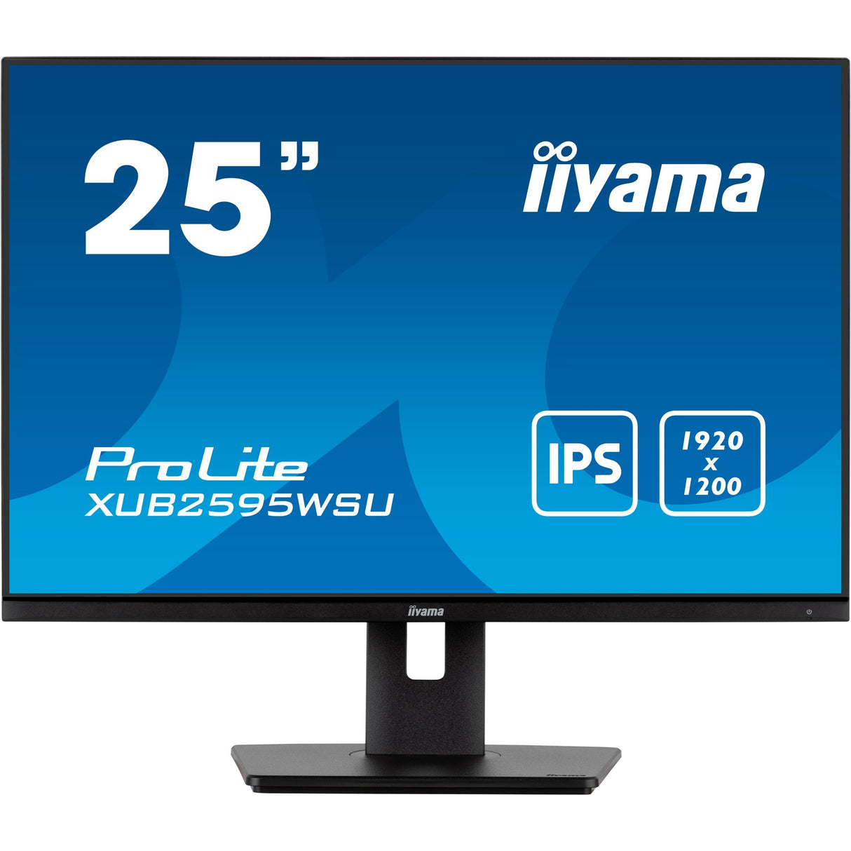 Iiyama ProLite XUB2595WSU-B5 25 monitor (black, HDMI, DisplayPort, VGA, 2x USB-A, USB-B)