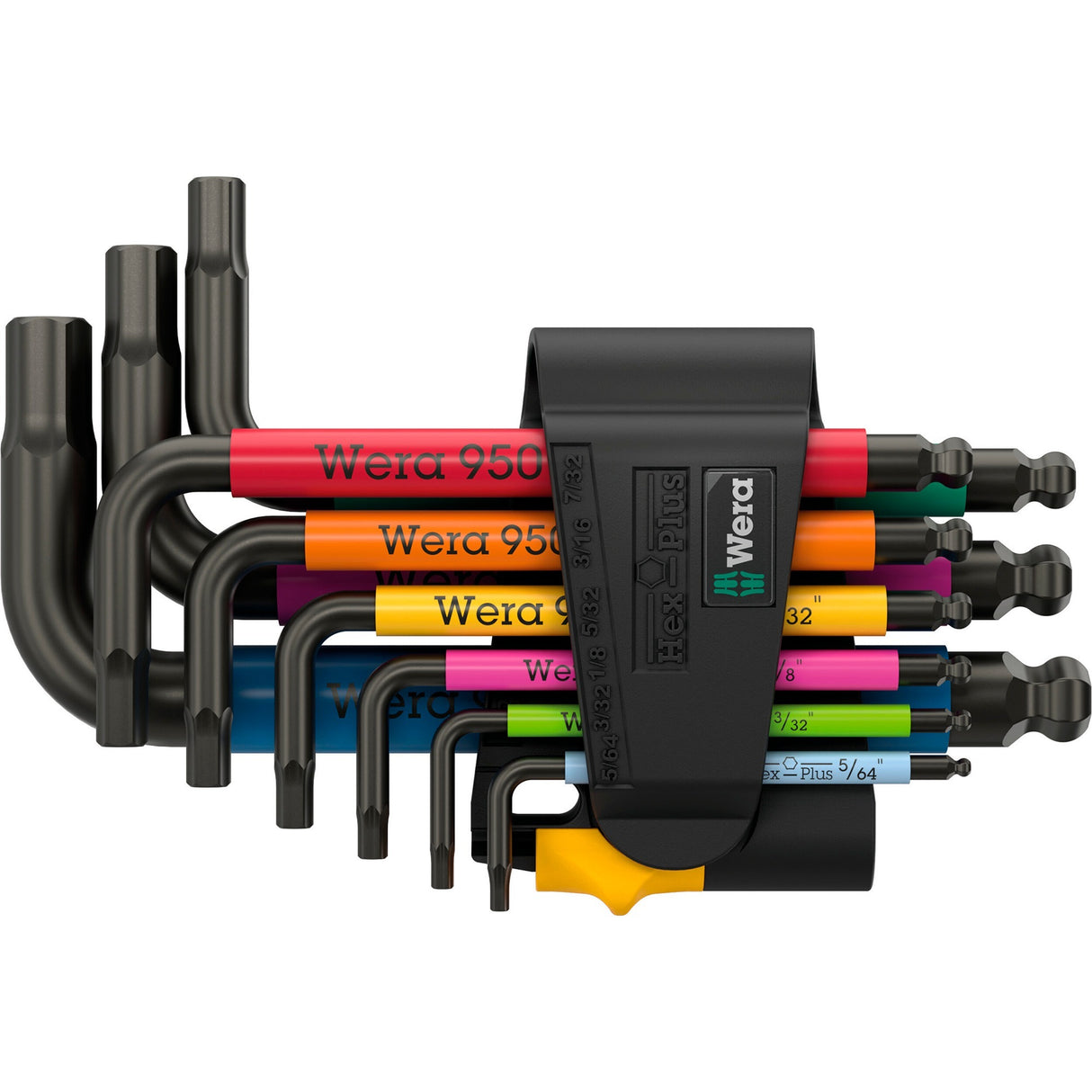 Wera 950 9 hex-plus többszínű birodalmi 3 tűs kulcs