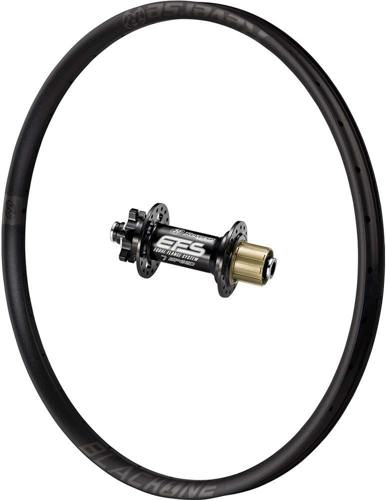 Reverse components black one dh 29 super boost rear wheel