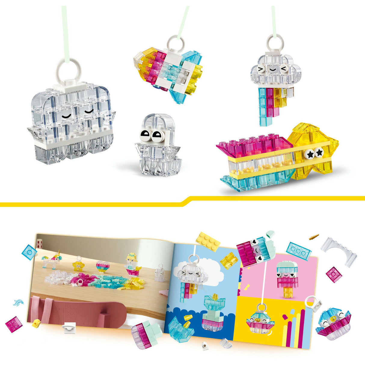 Lego classic - magische transparante doos constructiespeelgoed (11040)