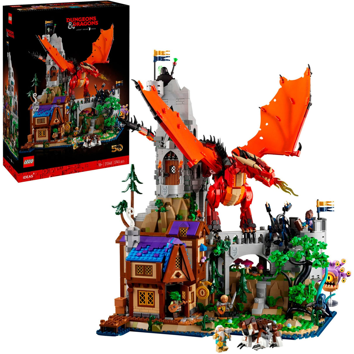 Lego Ideas - Dungeons & Dragons: Red Dragon's Tale Building Toy (21348)