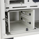 Silverstone flp02 midi tower behuizing (wit | 2x usb-a | 1x usb-c)