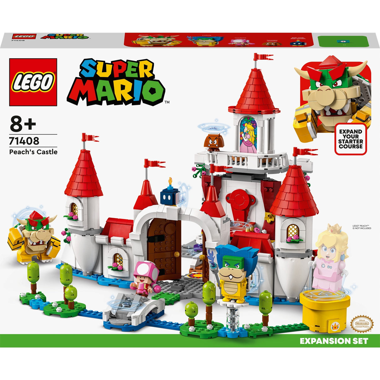 Lego Super Mario – Erweiterungsset: Bauspielzeug „Peach' Castle“ (71408)